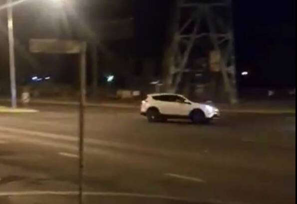 Videos of a Rav4 and motorbike being driven erratically in Mount Isa have appeared on social media.