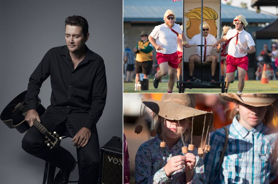 Country music artist Adam Harvey, the Dunny Derby and Little Swaggies ar all part of the Winton Outback Festival that commences today.