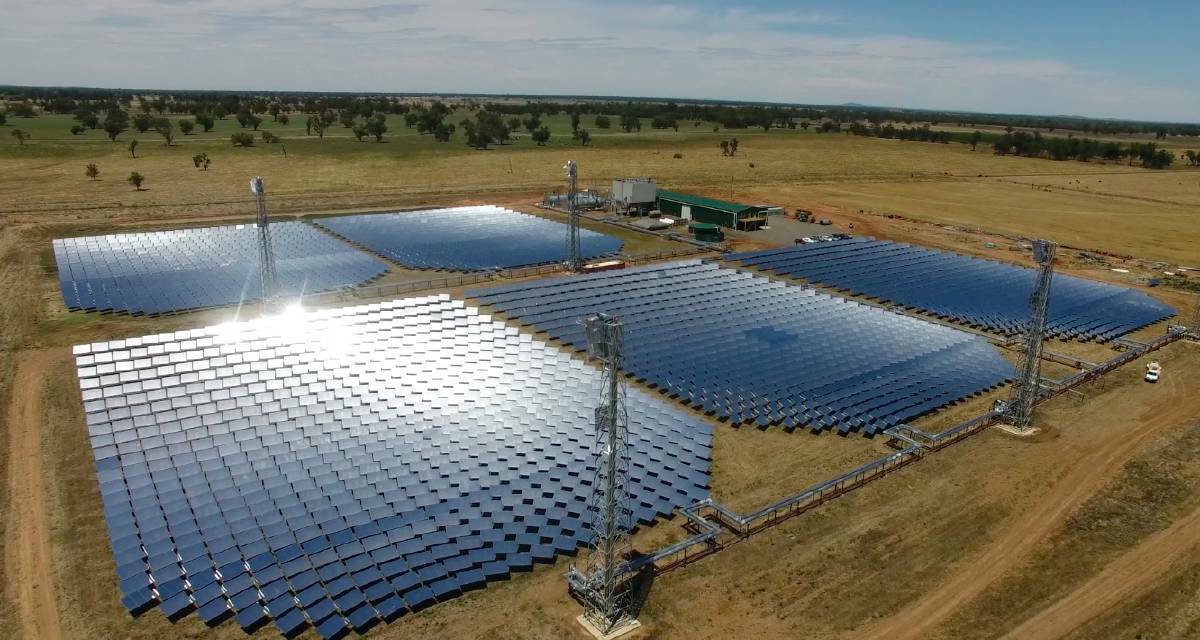 Mount Isa's proposed solar plant would be similar to the Vast Solar pilot plant in Jemalong, NSW. Photo supplied.