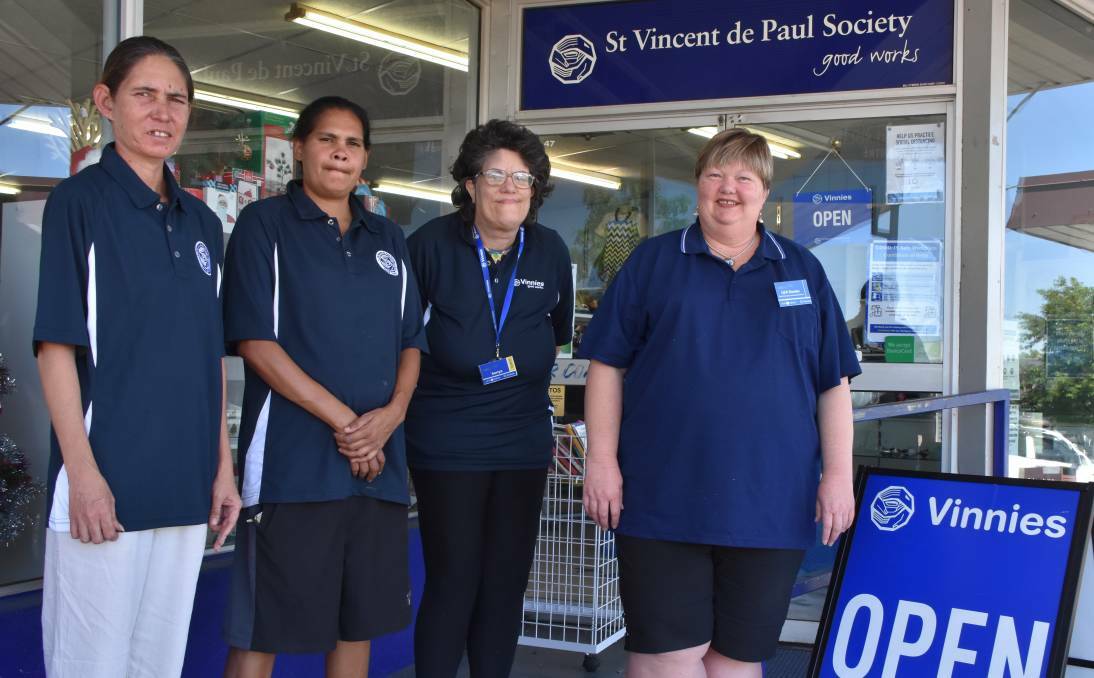 HELPING HANDS: Mount Isa Vinnies call for unwanted gifts to help those in need. Photo: Samantha Campbell.
