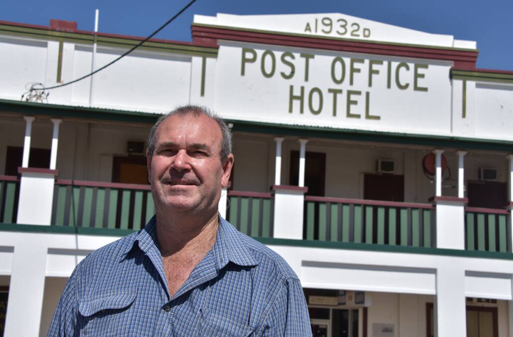 CHANGING HANDS: Trevor Jones has purchased the Post Office Hotel in Cloncurry and plans to give it a new lease of life. Photo: Samantha Campbell.