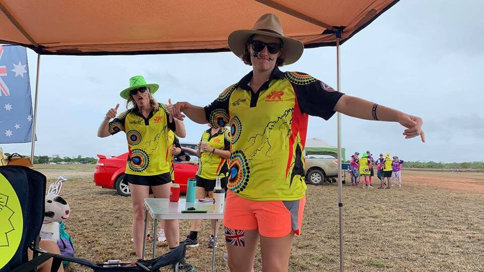 Fun times for FBI at the Goldfield Ashes in Charters Towers. Photo supplied.