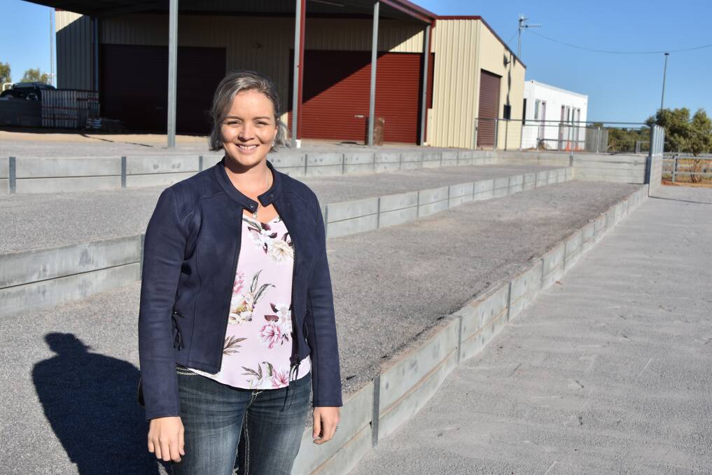 IMPROVEMENTS: Curry Merry Muster Festival president Janessa Bidgood is happy to see upgrades complete at the Cloncurry Equestrian Centre. Photo: Samantha Walton.
