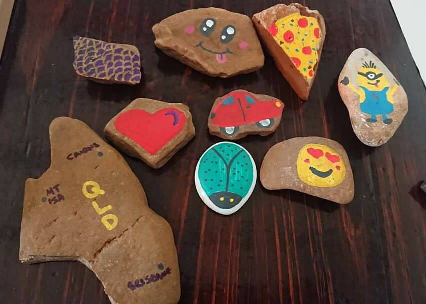 Christine Johnstone is seeking volunteers to help paint rocks for the scavenger hunt. Photo supplied.
