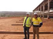 Kennedy MP Bob Katter with Chief Operating Officer Shane O'Connell. Photo supplied.
