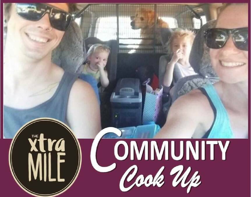 A Community Cook-up was established to support the Green family.