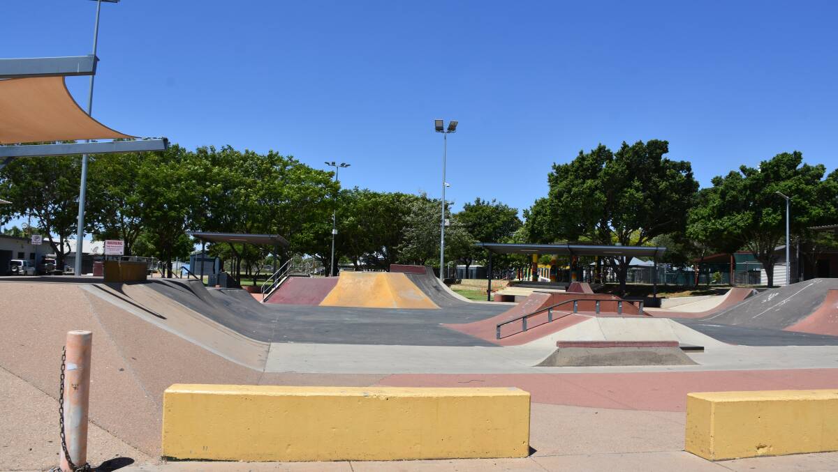 Permanent shade structures could also be installed at the Mount Isa Skate Park as part of the upgrade.