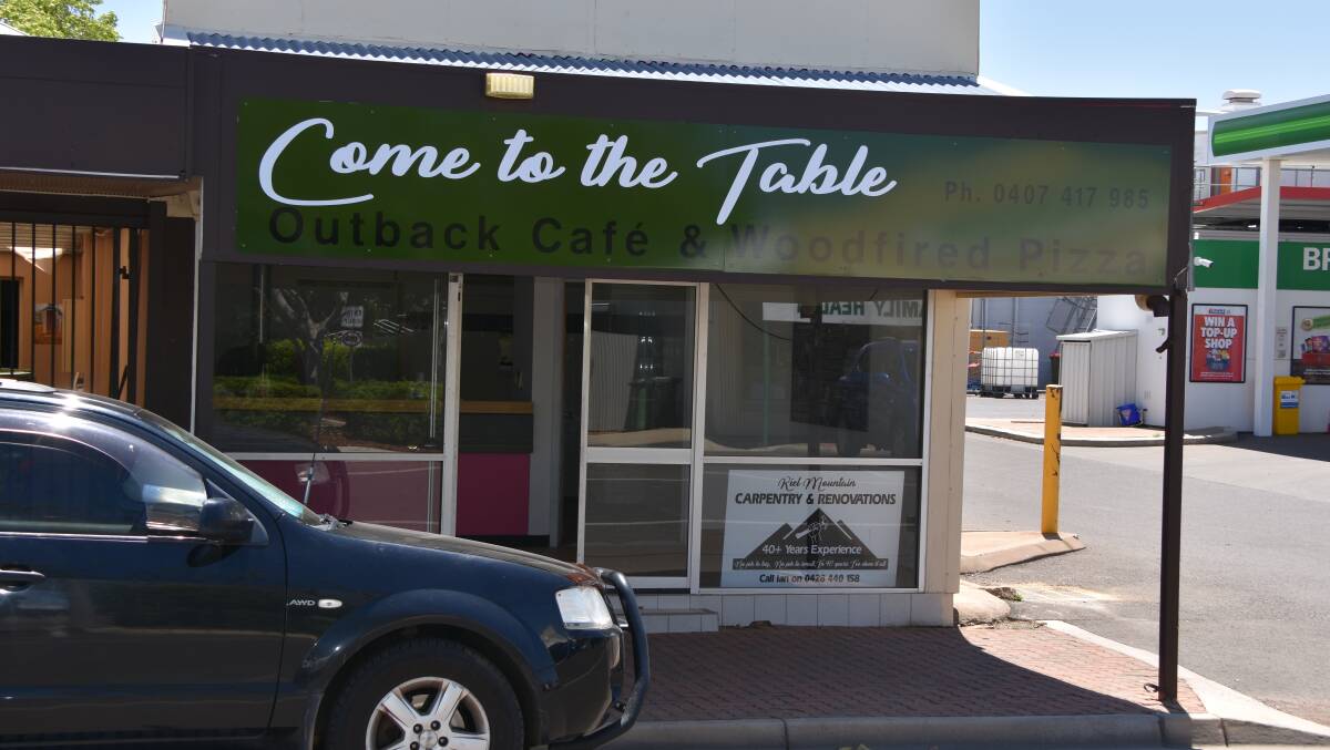 NEW BUSINESS: Come to the Table is located at at 33 Ramsay Street Cloncurry and should be open by mid-October. Photo: Samantha Campbell.
