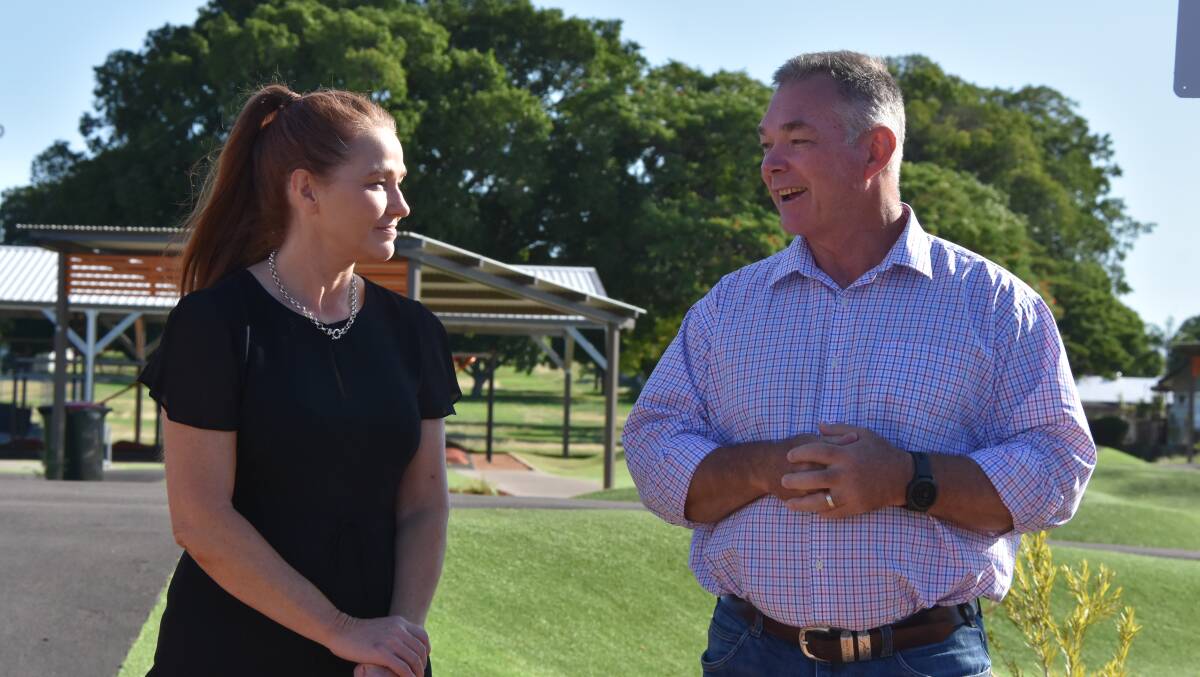 2022: Mount Isa City Council mayor Danielle Slade and Queensland Minister for Resources Scott Stewart opened the new $1.4 million Gallipoli Park Pump Track.