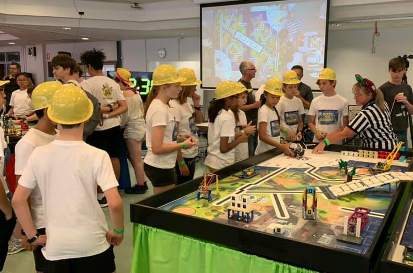 A group of 10 Happy Valley students competed in their First Lego League. Photo supplied