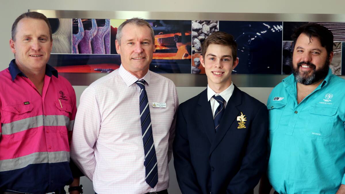 Spinifex High School graduate Cody Burnett has received a Glencore Student Excellence Scholarship.