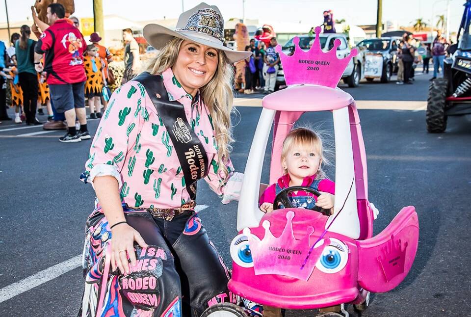 CROWNED: Mount Isa Rodeo Queen Quest Aimee Sewell hopes to continue to engage and inspire youth in her new role. Photo supplied.