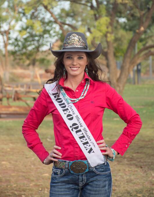 GOOD LUCK: Curry Merry Muster Rodeo Queen Kate Taylor will compete against five other queens from across Australia. Photo supplied.