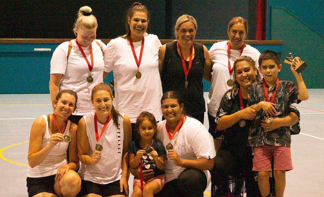 Mount Isa team Te Whanau takes out the Hughenden Regional Netball Competition. Photo supplied.