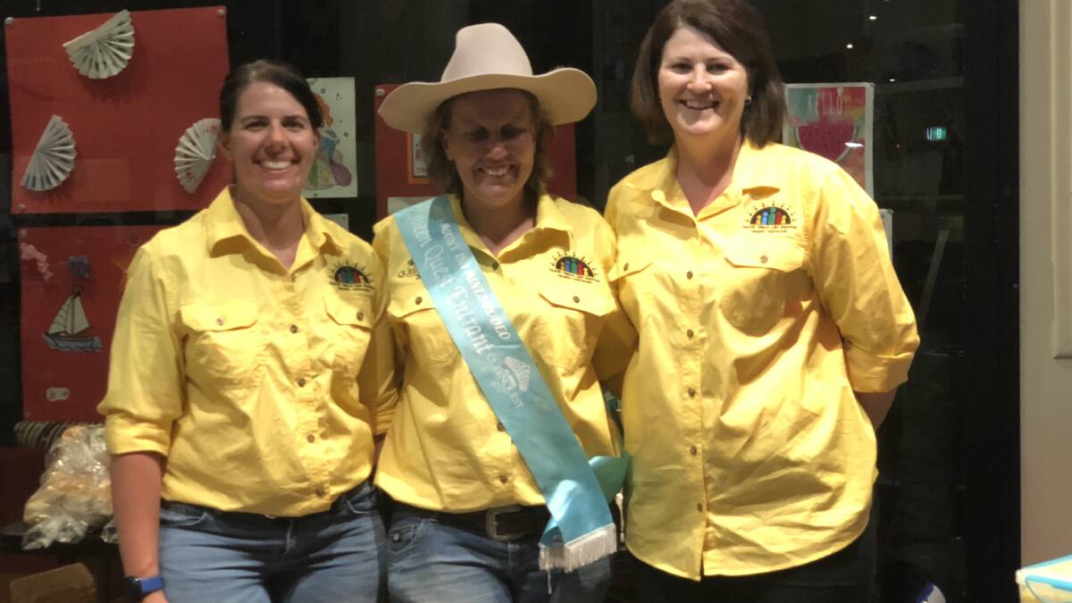 Kate featured with her yellow Rodeo Queen minions. Photo supplied.