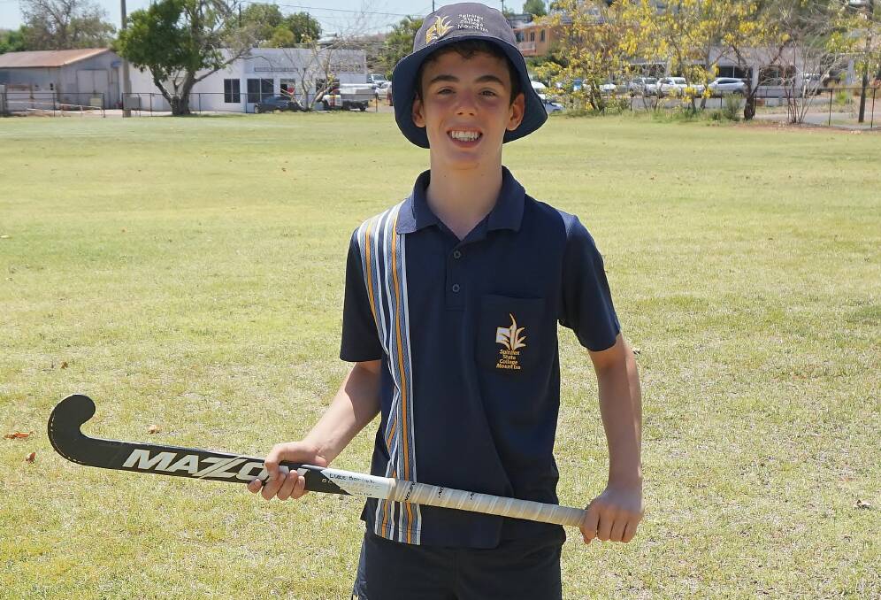 Luke Bartolo has been selected in the Queensland School Sport 10-12 Years Boys Hockey State Merit team. Photo supplied.