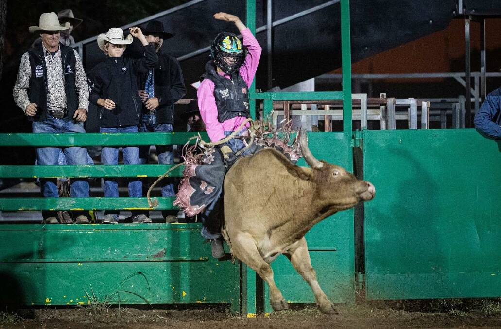Cade Ferguson will travel to Texas in August to compete in the World Bull Riding Finals. Photo supplied.