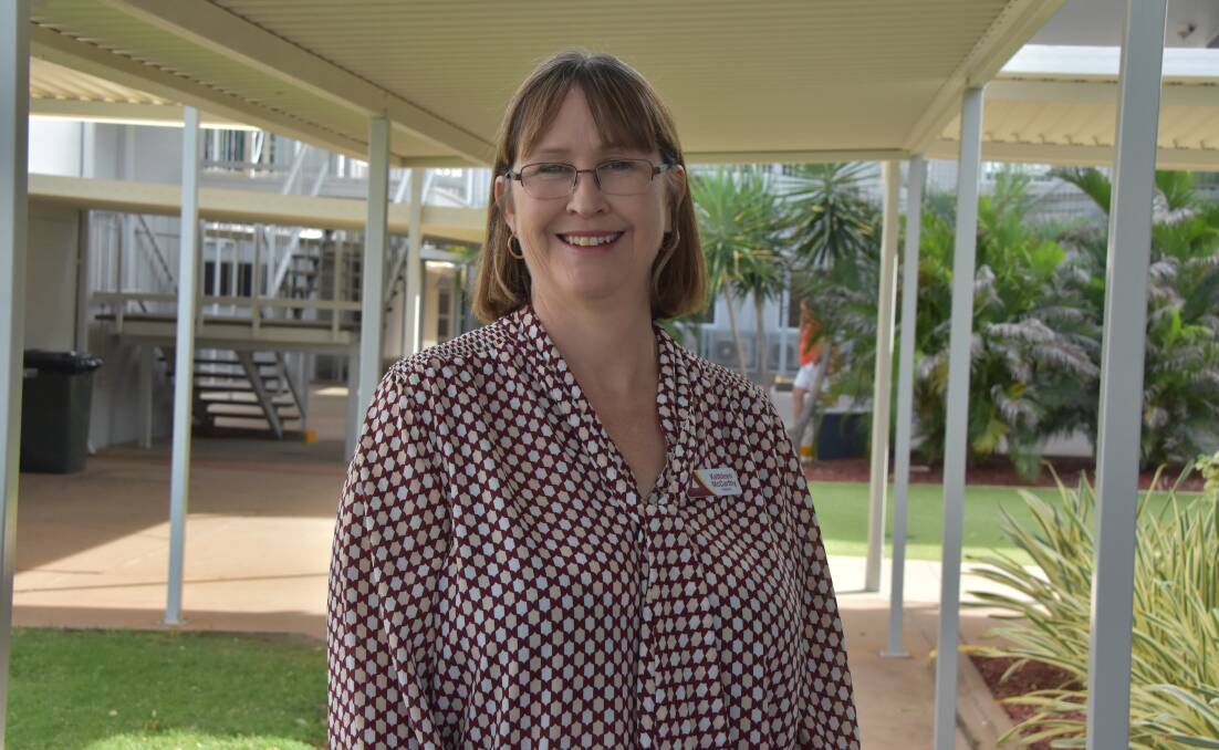 Good Shepherd Catholic College principal Kathleen McCarthy has overseen the rollout of online coursework due to COVID-19. Photo: Samantha Campbell.