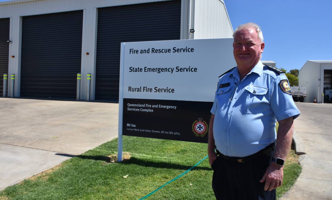 NEW FACILITY: State Emergency Service area controller, Gordon Graham, said the new facility allowed all services to work together and collaborate on jobs in Mount Isa. Photo: Samantha Campbell.
