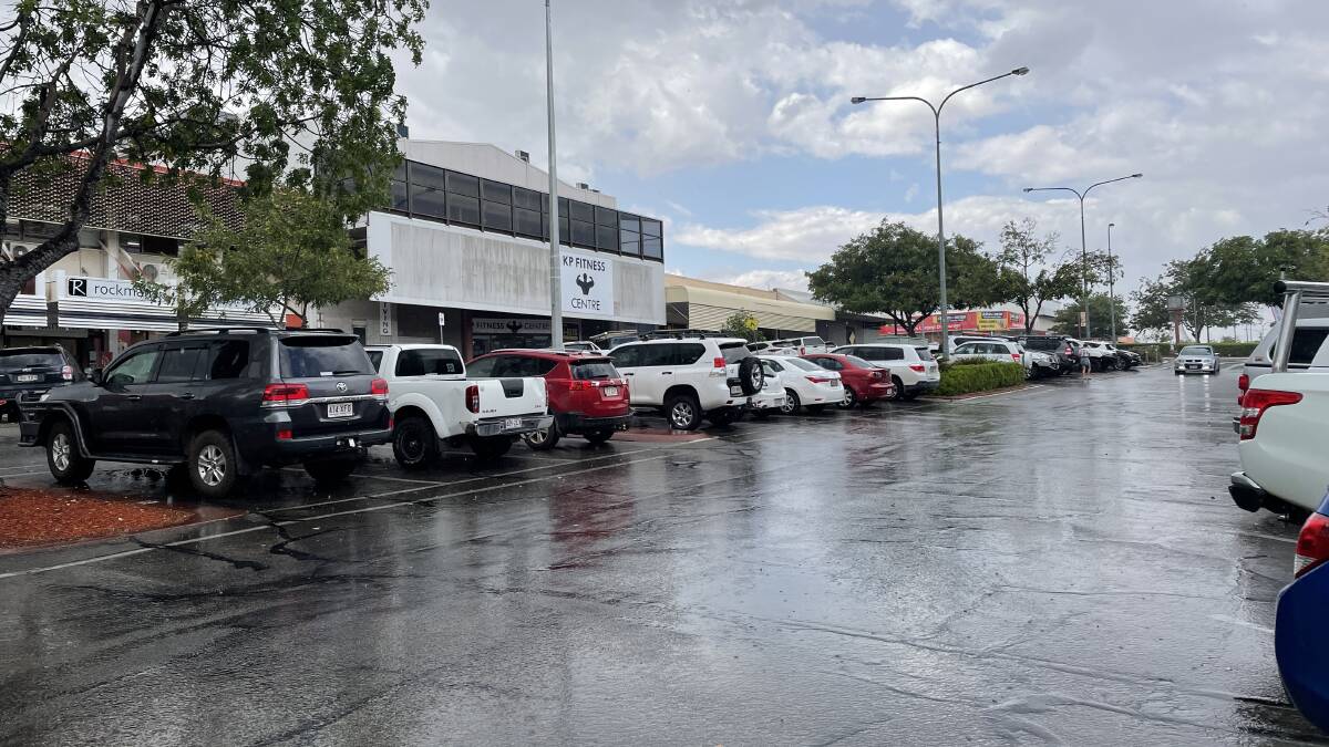 Showers started in Mount Isa around mid-morning on Tuesday September 20. Photo by Samantha Campbell.