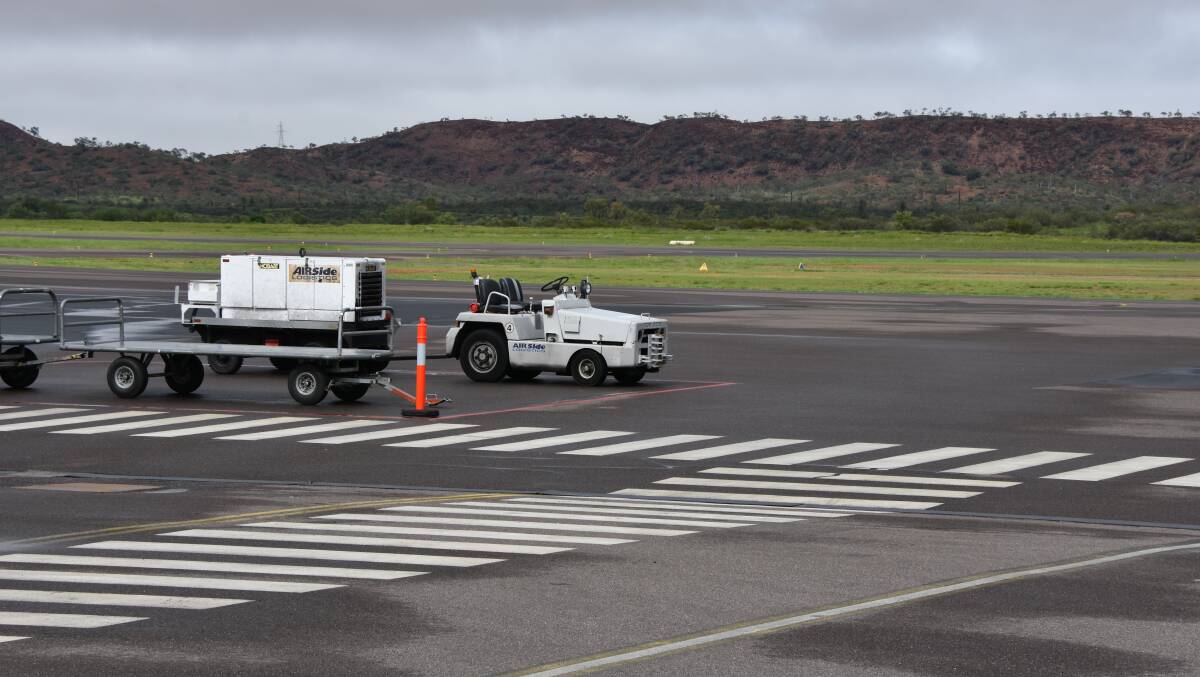 Mount Isa Airport is quiet this morning following the redirection of flights to Cloncurry, Photo: Samantha Campbell