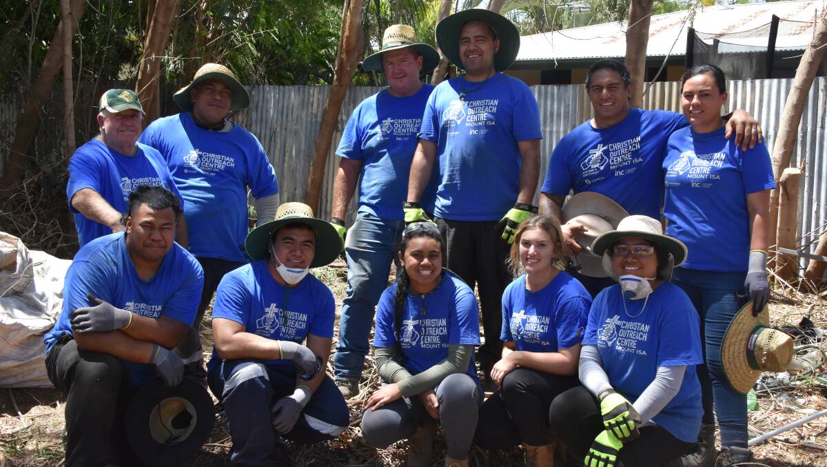GRATEFUL: Volunteers have put in countless hours assisting residents around Mount Isa for National Others Week. Photo: Samantha Walton.