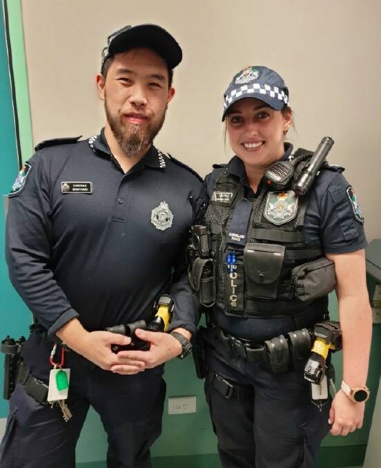 Constables Benny Hsiao and Deanne Cowan