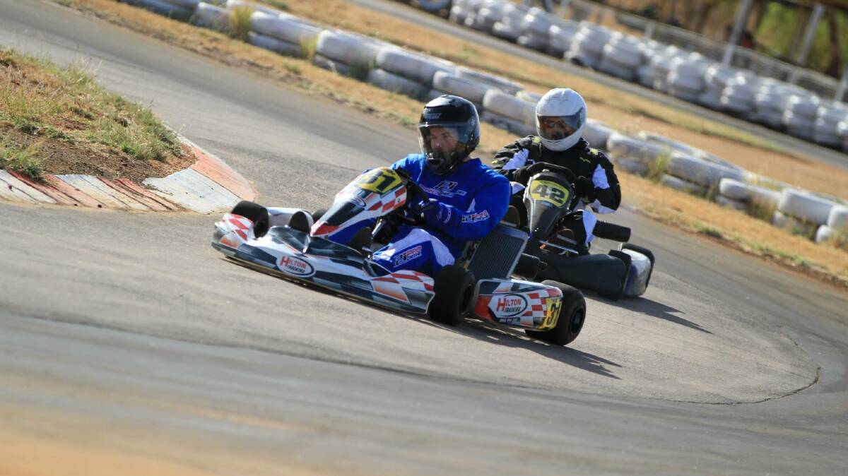 RACERS READY: Adam Chirio and Shaune English will be two drivers to watch in the Tag 125 Class this weekend. Photo: Mick Molloy.