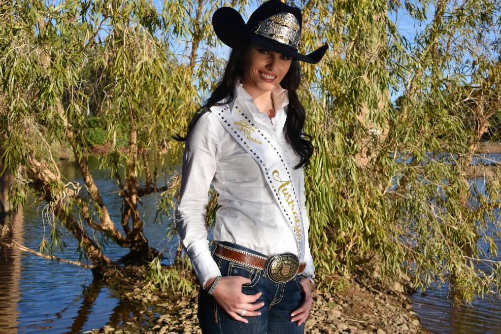 QUEEN: Cloncurry's Kate Taylor will continue her reign as Miss Rodeo Australia until 2021. Photo: Samantha Campbell.