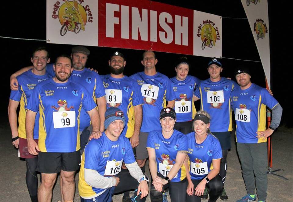 Winners of the 2018 Duchess Dusk to Dawn the Telstra Toads. Photo supplied.