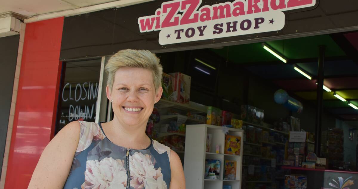 CLOSING: Cathy Bimrose will close the doors of Wizzamakidz Toy Shop on January 25. Photo: Samantha Campbell