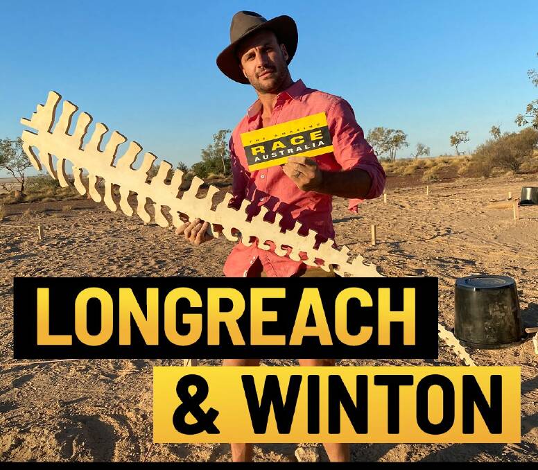 The Amazing Race Australia travels to Longreach and Winton in Outback Queensland. Photo supplied.