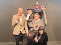 Haydn Low Mow, Patrick Harman, David Howe, Robert Glanville and Jenelle Robartson will cast in The 39 Steps at Mount Isa Theatrical Society. Photo supplied.