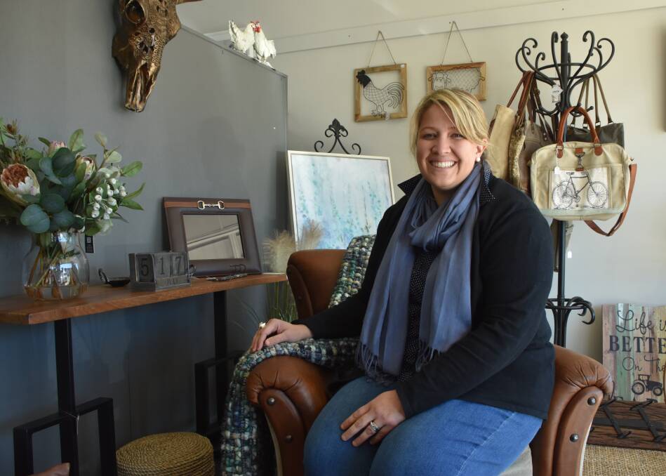 Kirsty Winsor opened her new store Country Style Living on Monday July 8. Photo: Samantha Walton.