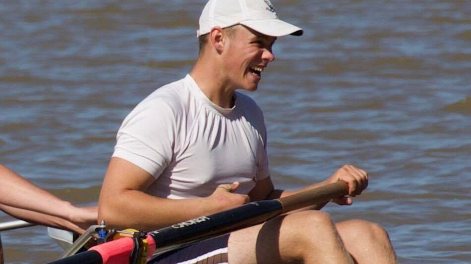 HIDDEN TALENTS: Year 12 student Patrick Axford discovered his passion for rowing while boarding at the school.