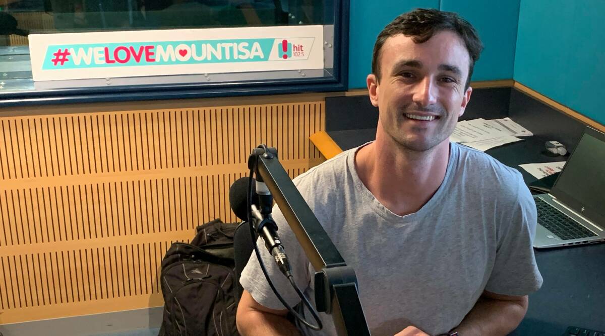 New Mount Isa Hit Fm radio announcer Cameron Hilder is making a good first impression. Photo: Supplied. 