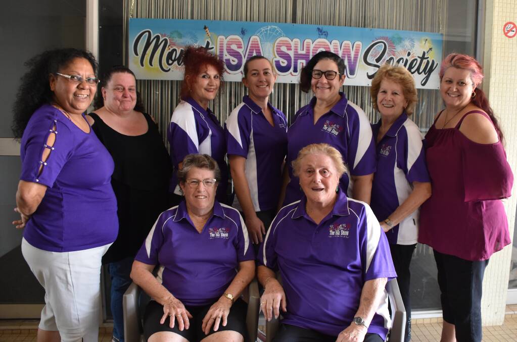 BIG SHOW: The Mount Isa Show Committee outside their new office in the West St arcade. Photo: Aidan Green