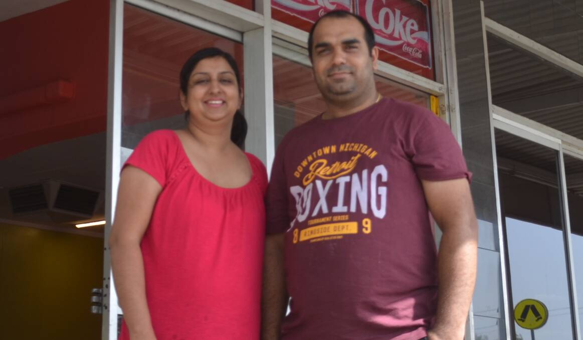 SPICEY: Manpreet and Kuljeet Chauhan said it was a longstanding dream of theirs to one day open a family run restaurant. Photo: Aidan Green