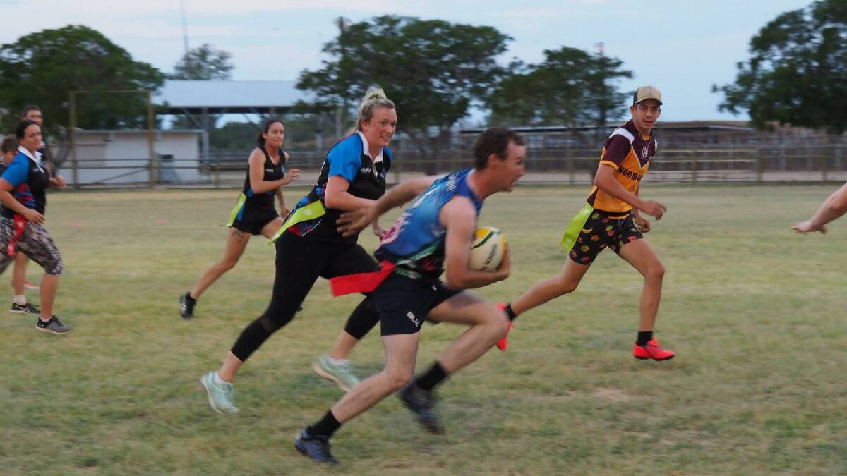 SUMMER LEAGUE: League Tag players on Monday night in Hughenden. 