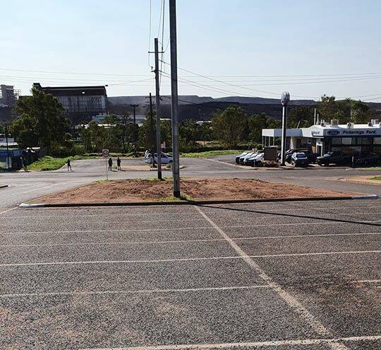 CAR SPACE: The new car park will make use of the unused gravel. Photo supplied. 