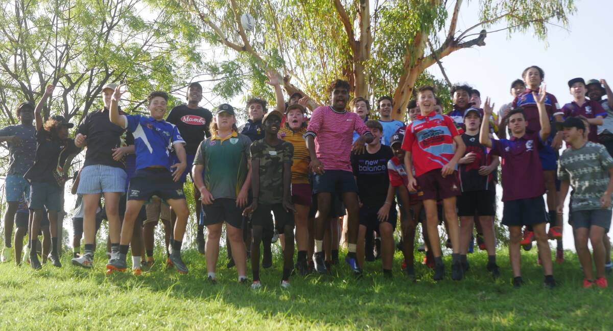 JUMP: Mount Isa Rugby League is gearing up for a huge 2020. Photo: Aidan Green. 