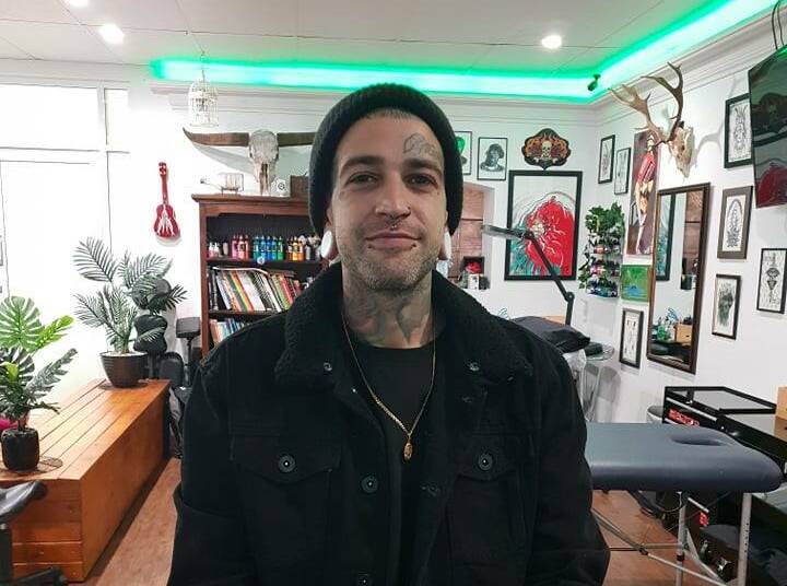 Chris Spyrou is the owner and main artist of Spyrou Tattoo. Photo: Supplied.