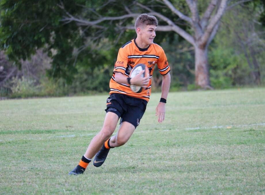 SCHOLARSHIP: Wangkamahdla boy Ezekiel, 17, loves playing rugby league and watching the NRL.