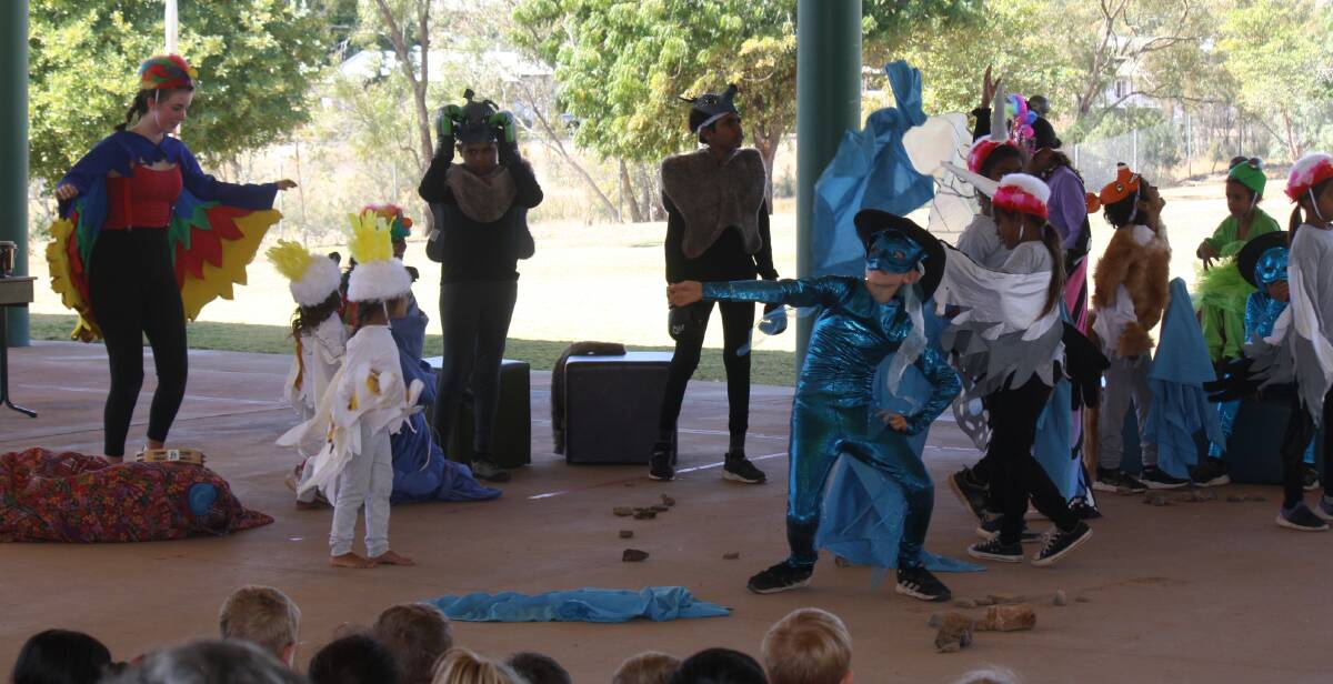THEATRE: Dajarra State School perform in conjunction with The Storey Players at St Kieran's Mount Isa. 