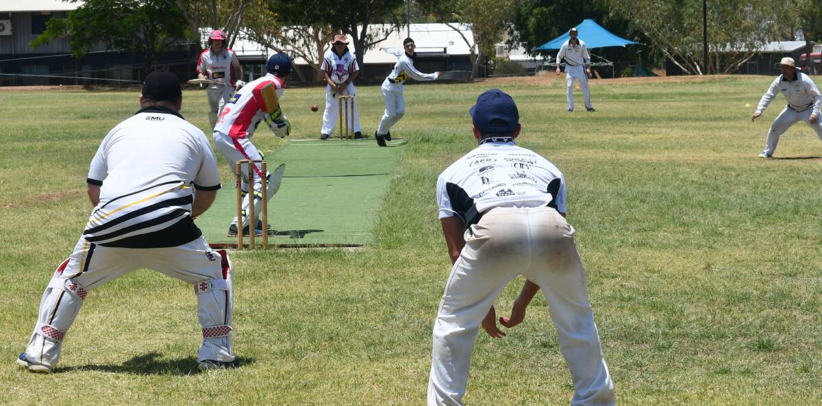 BAD START: Panthers batsman Michael Genocky steadied the ship with 34. Photo: Derek Barry. 