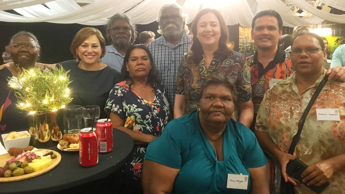 Mr Doyle and Aboriginal Community Corporation meeting with Queensland Premier Annastacia Palaszczuk late last year. 