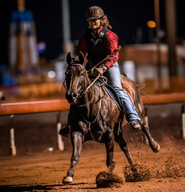 BUCKLE UP: The Mailman Express races are a unique feature of Isa's Rodeo Week.