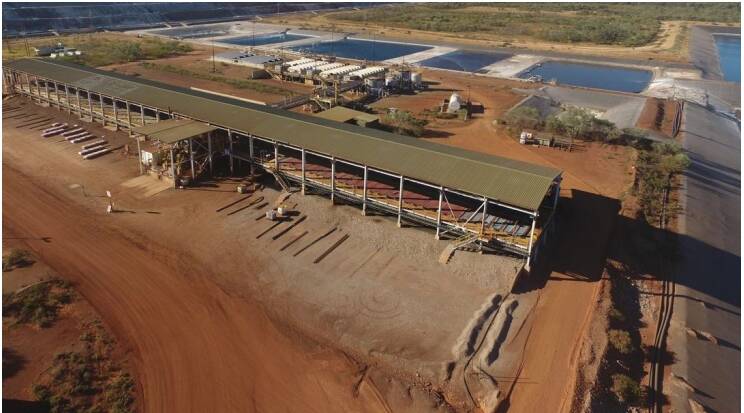 The Mt Kelly processing facility, which will service the new Anthill mine. Picture: supplied. 