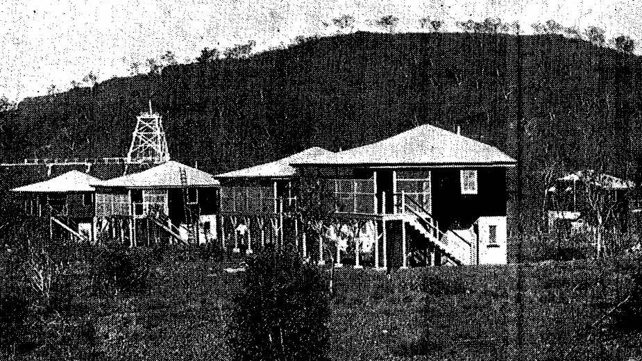 Workers cottages at the Mines.