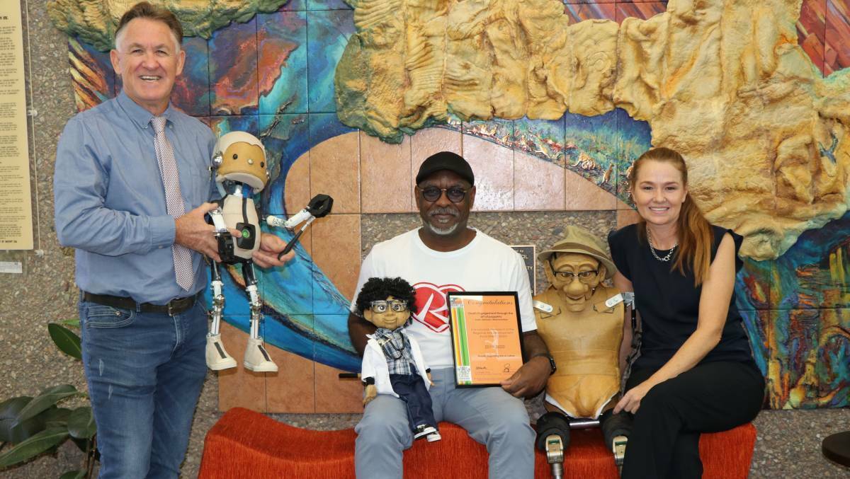 In 2020 Mount Isa puppeteer Louis Johnson was able to more puppets to his collection thanks to RADF funding.